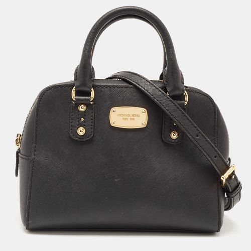 MICHAEL Michael Kors Black Leather Mini Cindy Satchel - MICHAEL Michael Kors - Modalova