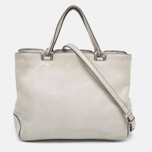 MICHAEL Michael Kors Grey Leather Anabelle Tote - MICHAEL Michael Kors - Modalova