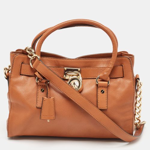 MICHAEL Michael Kors Brown Leather Medium Hamilton East West Tote - MICHAEL Michael Kors - Modalova