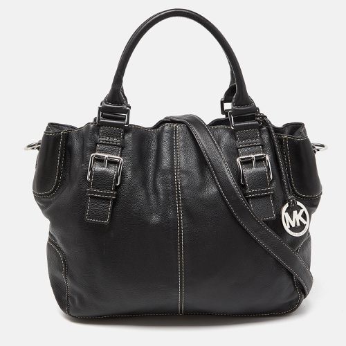 MICHAEL Michael Kors Black Leather Brookville Tote - MICHAEL Michael Kors - Modalova