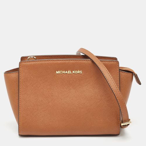 MICHAEL Michael Kors Brown Leather Medium Selma Crossbody Bag - MICHAEL Michael Kors - Modalova