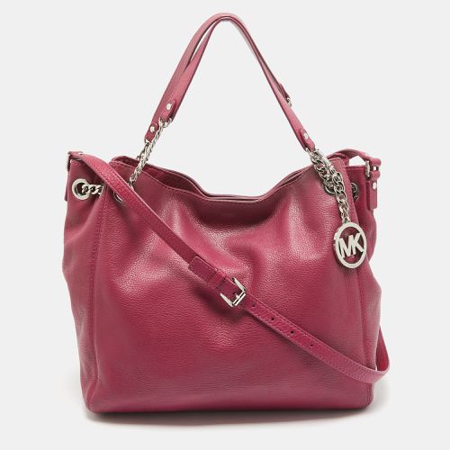 MICHAEL Michael Kors Magenta Leather Chain Shoulder Bag - MICHAEL Michael Kors - Modalova