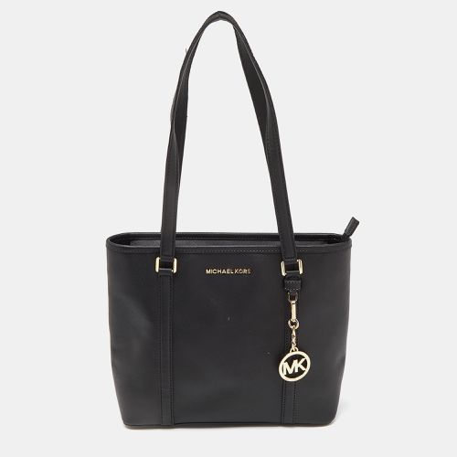 MICHAEL Michael Kors Black Coated Canvas Sady Tote - MICHAEL Michael Kors - Modalova