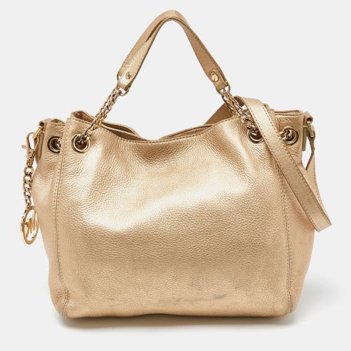 MICHAEL Michael Kors Gold Leather Frankie Drawstring Bag - MICHAEL Michael Kors - Modalova