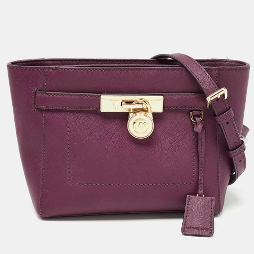 MICHAEL Michael Kors Burgundy Leather Hamilton Crossbody Bag - MICHAEL Michael Kors - Modalova