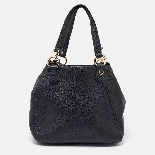 MICHAEL Michael Kors Black Leather Fulton Tote - MICHAEL Michael Kors - Modalova