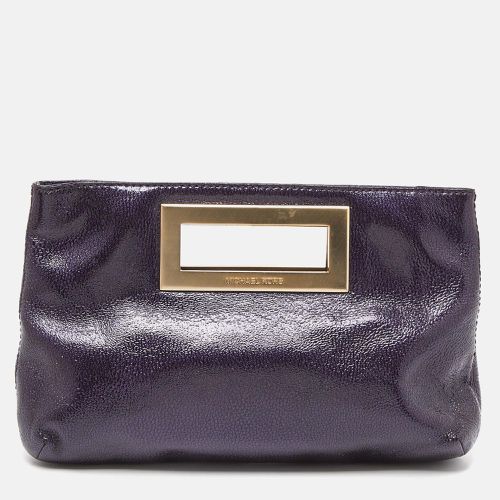 MICHAEL Michael Kors Purple Patent Leather Berkley Clutch - MICHAEL Michael Kors - Modalova