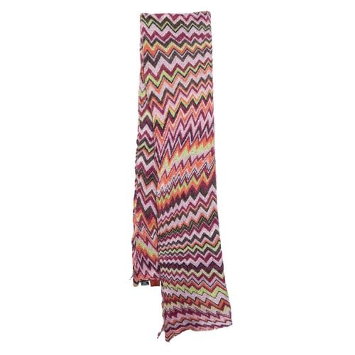 Missoni Foulard Multicolor Chevron Patterned Knit Scarf - Missoni - Modalova