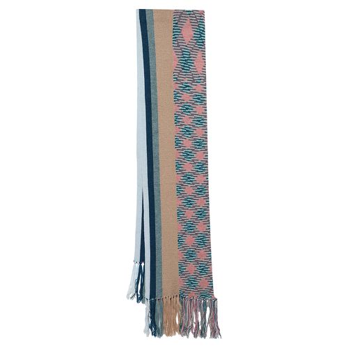 Missoni Multicolor Patterned Wool Knit Fringed Stole - Missoni - Modalova