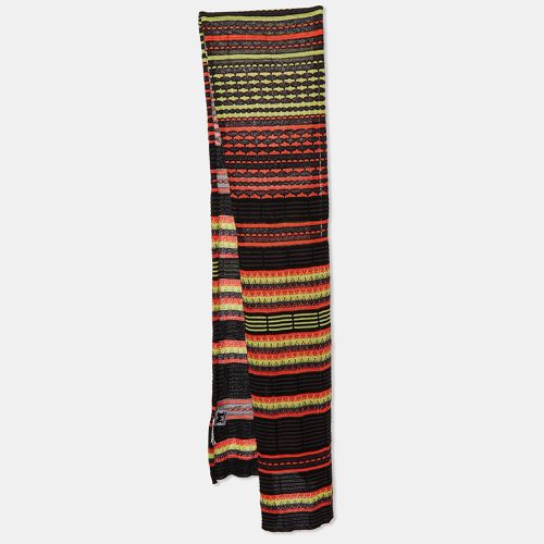 M Missoni Multicolor Patterned Cotton Knit Stole - Missoni - Modalova