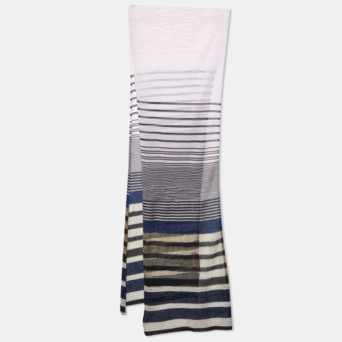 Missoni Pink Striped Lurex Knit Stole - Missoni - Modalova