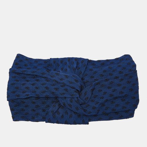 Missoni Navy Blue Knit Wide Headband - Missoni - Modalova