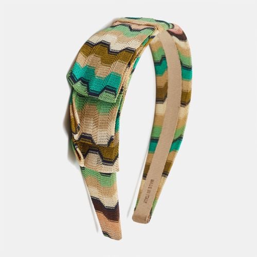 Missoni Multicolor Pleated Knit Head Band - Missoni - Modalova