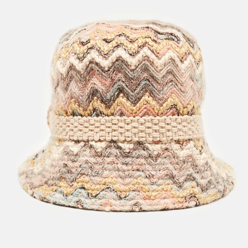 Missoni Multicolor Chevron Knit Hat L - Missoni - Modalova