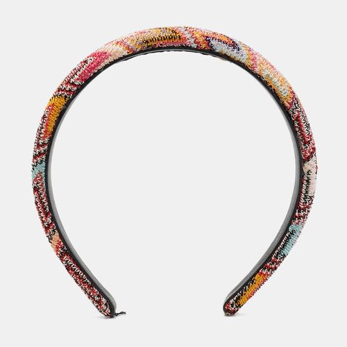 Missoni Multicolor Chevron Crochet Hairband - Missoni - Modalova