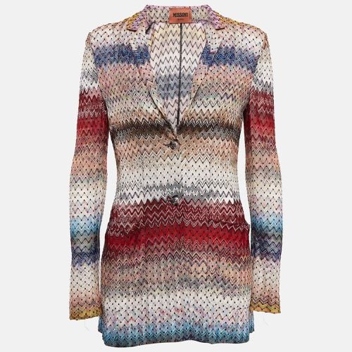 Missoni Multicolor Chevron Knit Long Shirt M - Missoni - Modalova