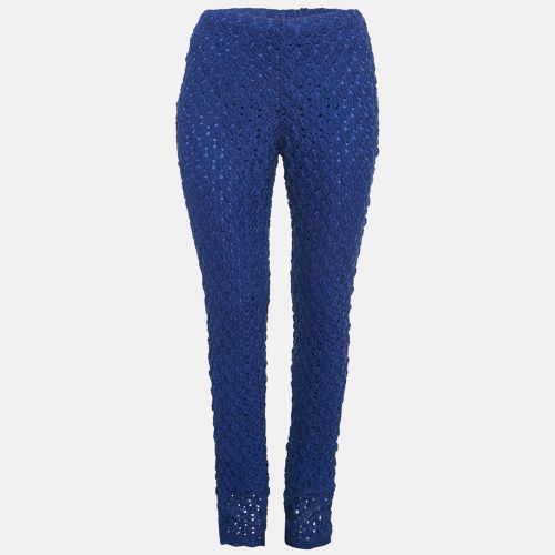 Missoni Blue Patterned Knit Pants M - Missoni - Modalova