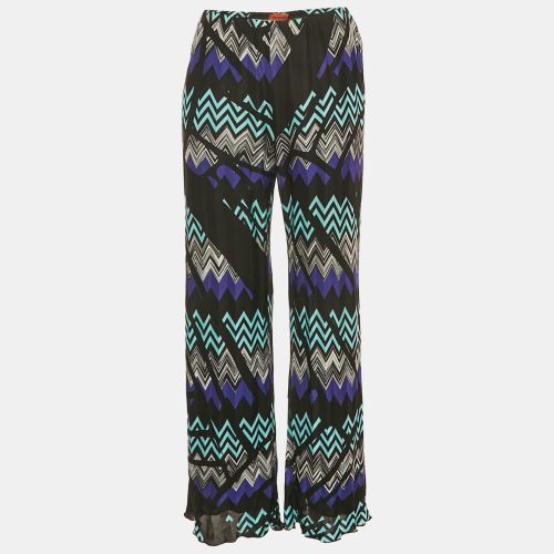 Missoni Multicolor Patterned Knit Parallel Pants M - Missoni - Modalova