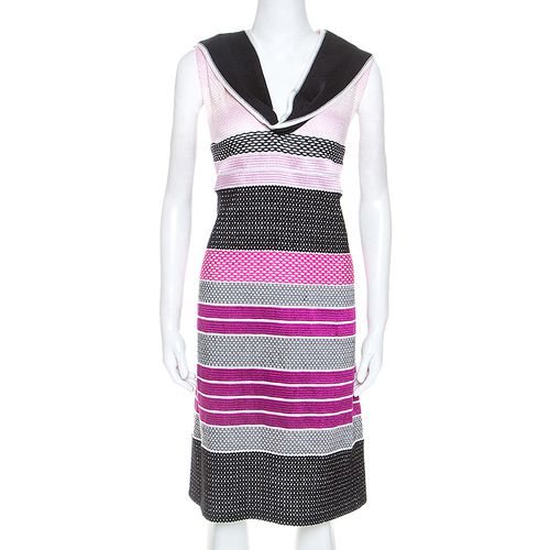 Missoni Pink and Black Knit Sleeveless Dress M - Missoni - Modalova