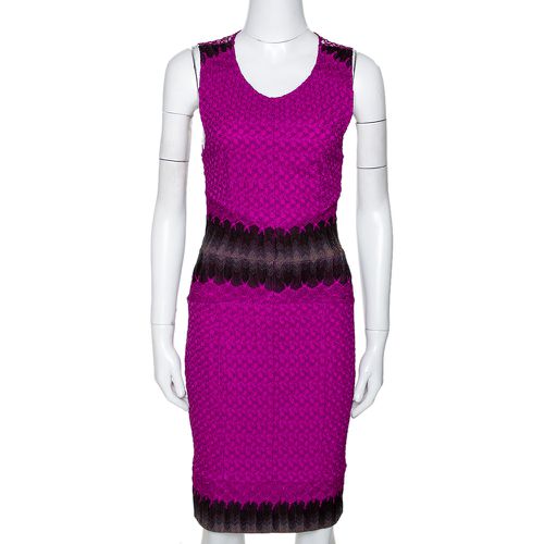 Crochet Knit Sleeveless Fitted Dress S - Missoni - Modalova