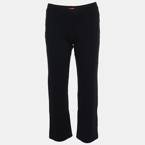 Missoni Black Knit Straight Fit Trousers M - Missoni - Modalova