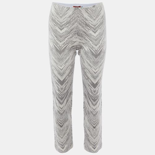 Zig Zag Wool Knit Trousers S - Missoni - Modalova