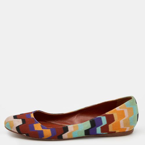 Missoni Multicolor Knit Fabric Ballet Flats Size 36 - Missoni - Modalova