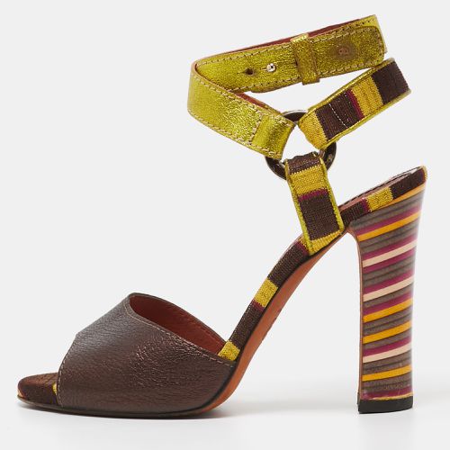 Missoni Tricolour Leather Strappy Sandals Size 39 - Missoni - Modalova