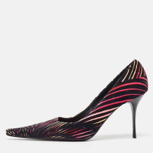 Missoni Multicolor Velvet Suede Pointed Toe Pumps Size 37 - Missoni - Modalova