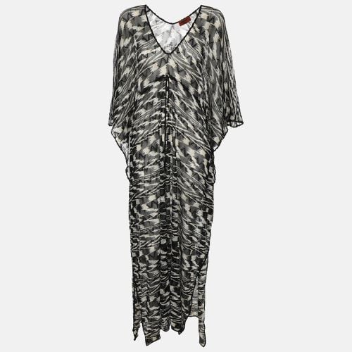 Missoni Mare Black Knit Kaftan Maxi Dress L - Missoni Mare - Modalova