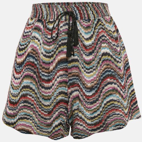 Missoni Mare Multicolor Patterned Lurex Knit Skorts M - Missoni Mare - Modalova