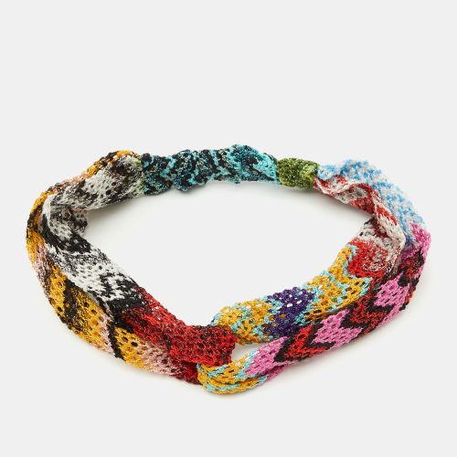 Missoni Mare Multicolor Lurex Knit Twisted Headband - Missoni Mare - Modalova