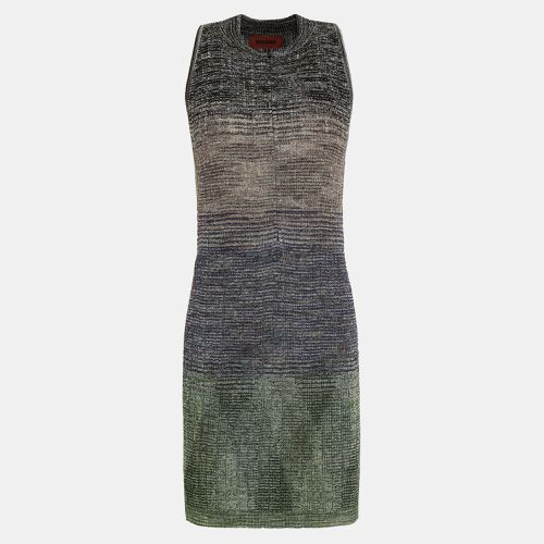 Missoni Green Lurex Knit Fitted Mini Dress S (IT 40) - Missoni - Modalova