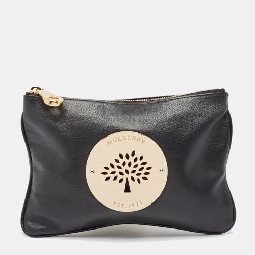 Mulberry Black Leather Daria Pouch - Mulberry - Modalova