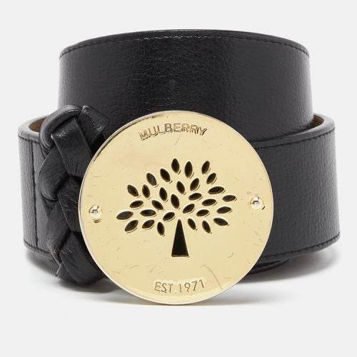 Mulberry Black Leather Buckle Waist Belt 70CM - Mulberry - Modalova