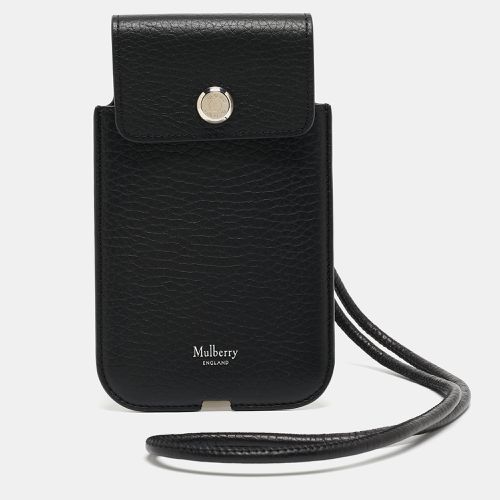 Mulberry Black Leather Strap Phone Case - Mulberry - Modalova