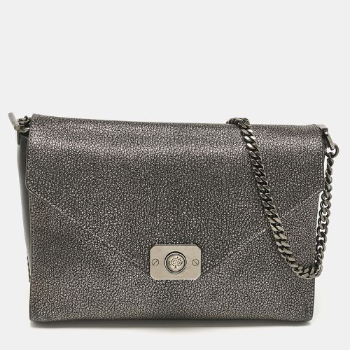 Mulberry Black/Metallic Leather Delphie Duo Chain Shoulder Bag - Mulberry - Modalova