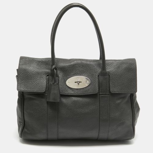 Mulberry Dark Grey Leather Bayswater Satchel - Mulberry - Modalova