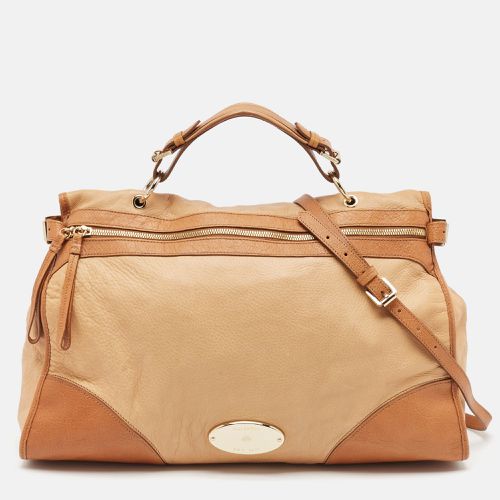 Mulberry Two Tone Beige Leather Taylor Top Handle Bag - Mulberry - Modalova