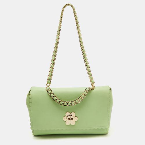 Mulberry Mint Green Leather Cecily Flower Top Handle Bag - Mulberry - Modalova