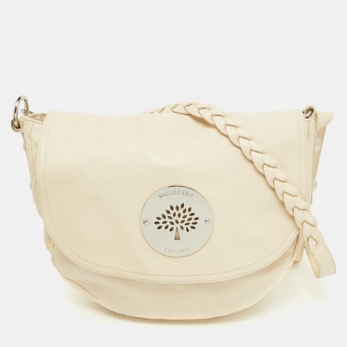 Mulberry Off White Leather Daria Logo Flap Shoulder Bag - Mulberry - Modalova