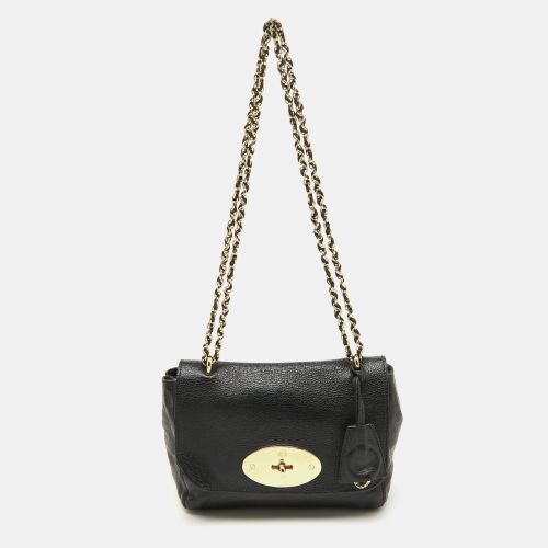 Mulberry Black Leather Small Lily Flap Shoulder Bag - Mulberry - Modalova