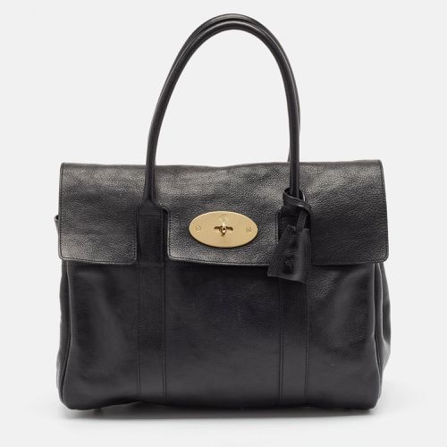 Mulberry Black Leather Bayswater Satchel - Mulberry - Modalova