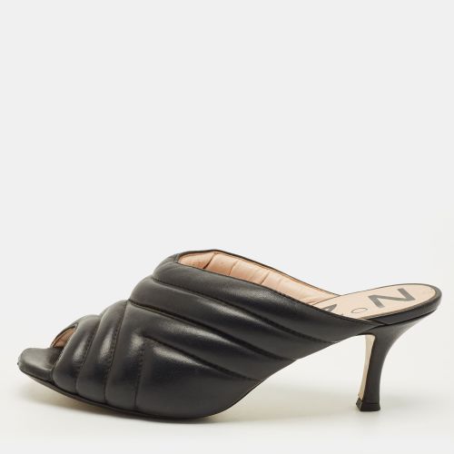Size 41 Quilted Leather Mules - N21 - Modalova