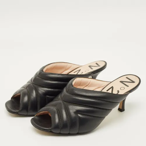 Size 41 Quilted Leather Mules - N21 - Modalova