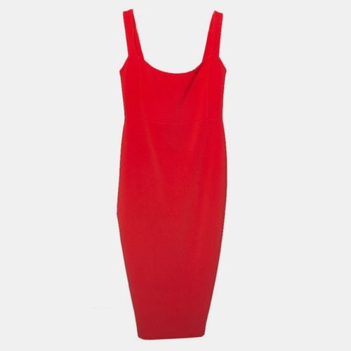 Nookie Cherry Red Stretch Crepe Sleeveless Sheath Dress S - Nookie - Modalova