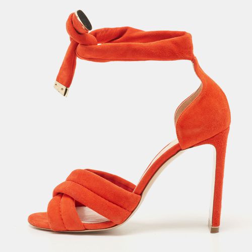 Nicholas Kirkwood Orange Suede Ziggy Sandals Size 37.5 - Nicholas Kirkwood - Modalova