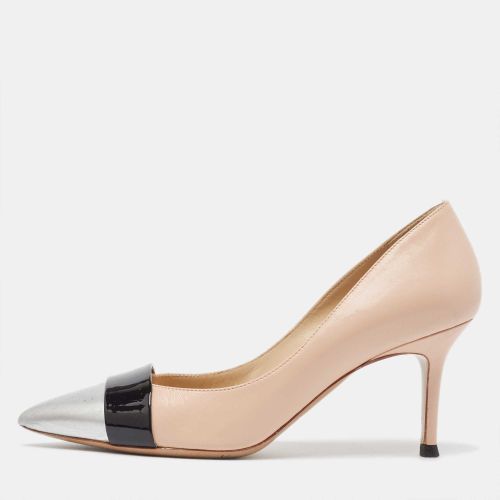 Nicholas Kirkwood Tricolor Leather and Patent Pointed Toe Pumps Size 37 - Nicholas Kirkwood - Modalova