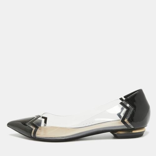 Nicholas Kirkwood Black Patent and PVC Ballet Flats Size 40 - Nicholas Kirkwood - Modalova