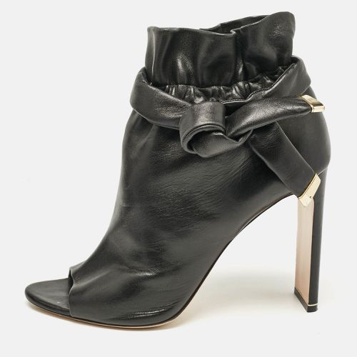 Nicholas Kirkwood Black Leather Open Toe Ankle Boots Size 41 - Nicholas Kirkwood - Modalova